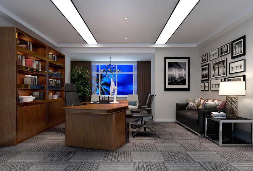 董事長辦公室文化墻制作效果圖