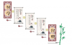 中式微立體文化墻制作