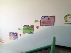 創(chuàng)意簡約校園文化墻制作效果圖