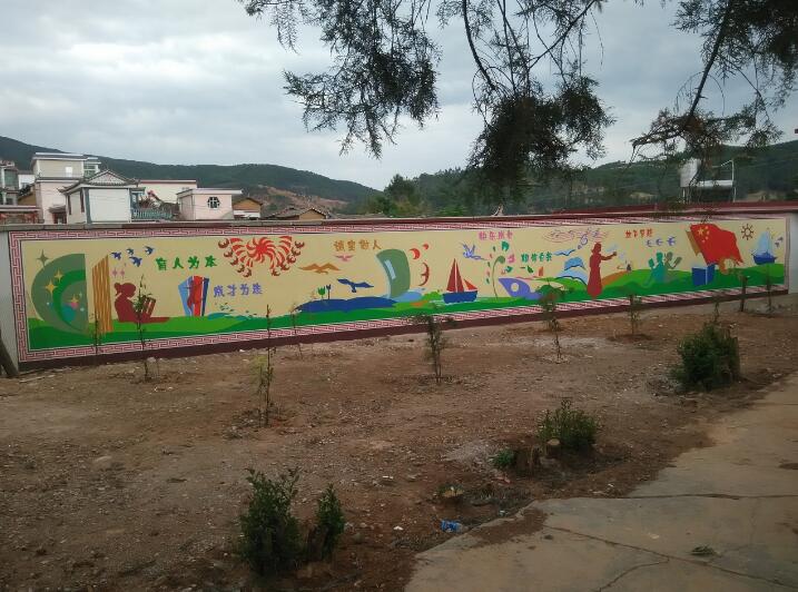 校園宣傳文化墻制作效果圖