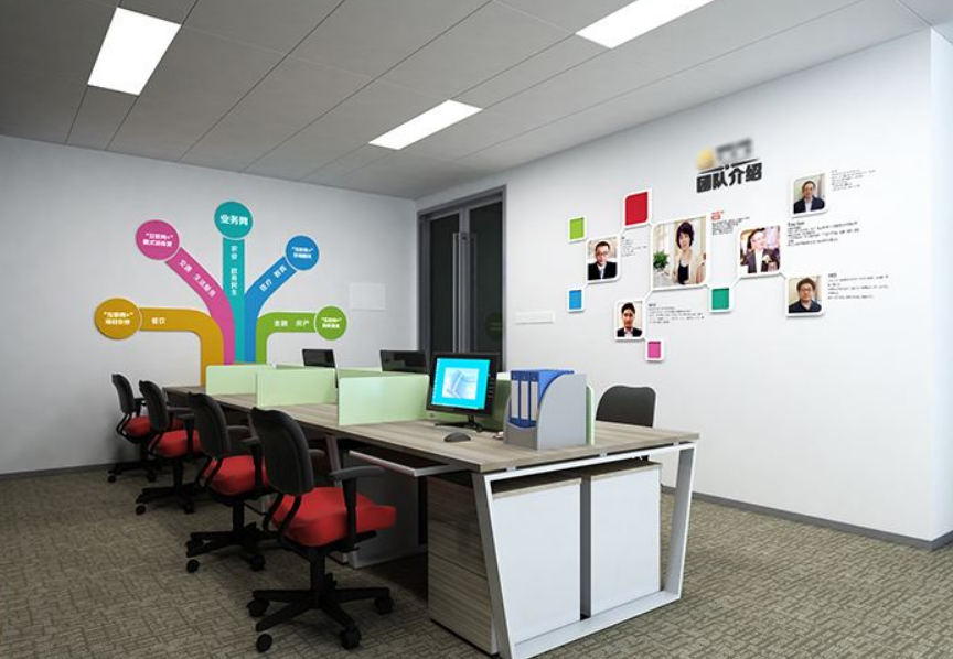 企業微粒體走廊文化墻照片墻