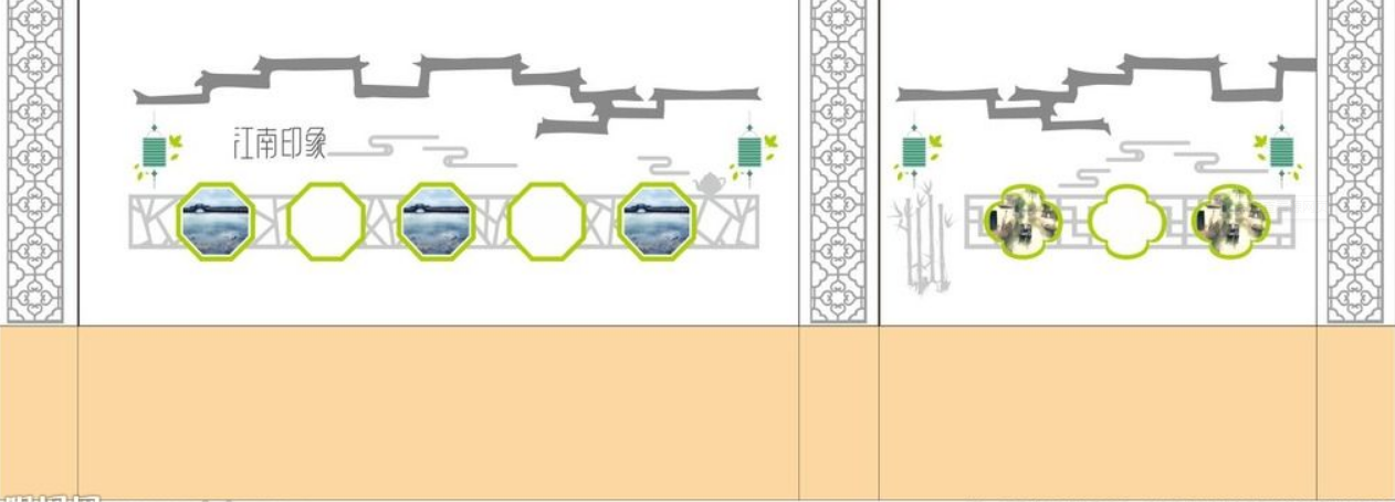 中國風社區通用樓道文化墻 社區文化墻