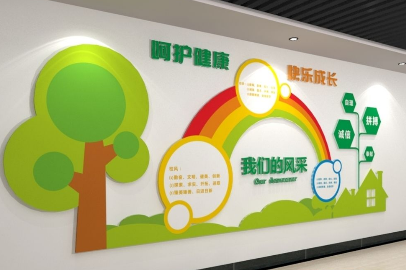 3d中式古典中國四大發明校園文化墻樓梯模板設計圖片