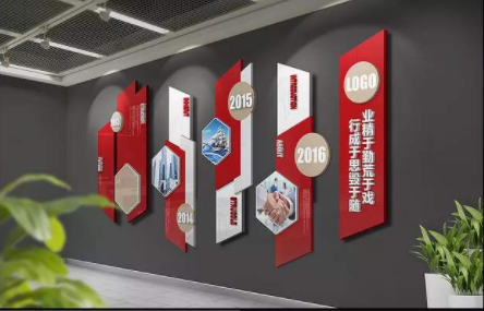 中式現代古典社區文化墻圖片