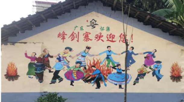 彩繪文化墻效果圖