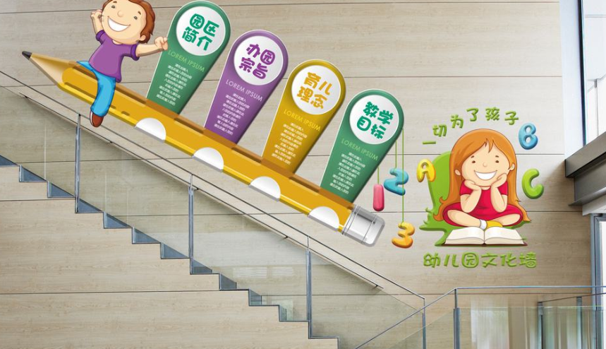 培訓(xùn)機(jī)構(gòu)文化墻設(shè)計(jì)校園學(xué)校文化墻