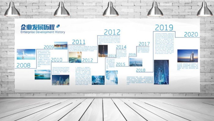 精品文化墻發(fā)展歷程設(shè)計(jì)圖