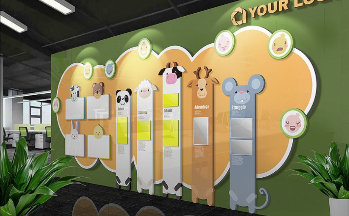 企業(yè)pvc文化墻立體雕刻造型照片墻公司背景墻pvc