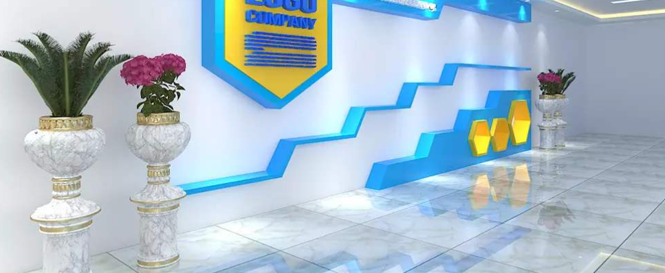 企業榮譽墻文化墻展廳效果圖設計圖片