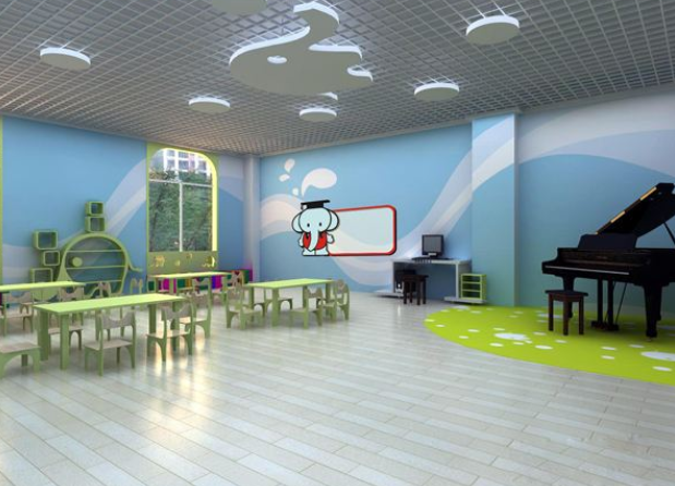 小學教室文化墻圖片展示