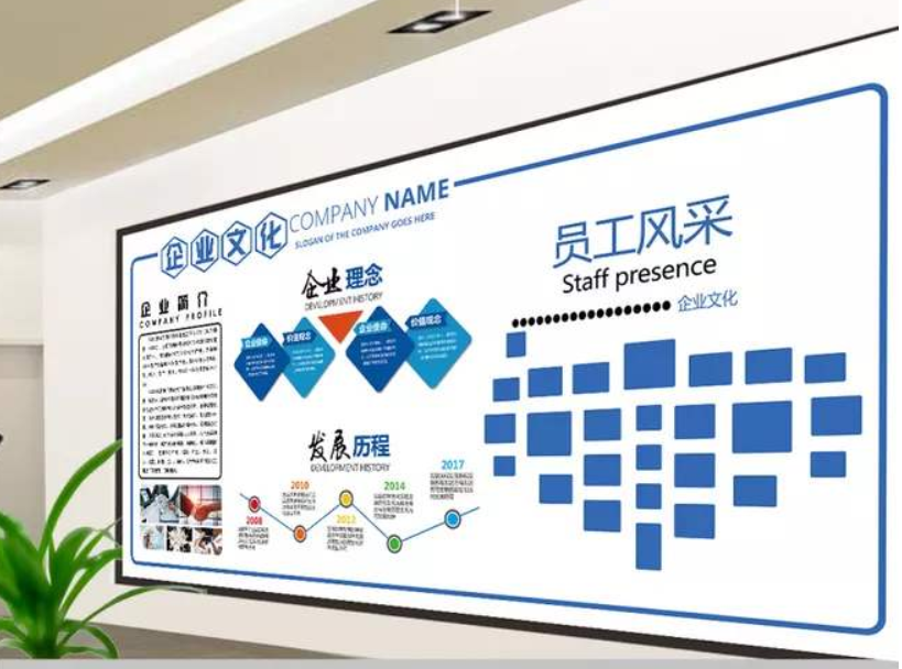 微立體企業文化墻活動室照片墻展示