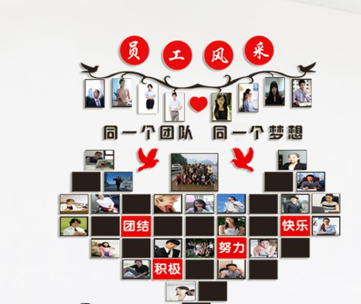 辦公室創(chuàng)意照片墻制作