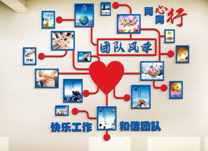 現代創意文化墻設計效果圖