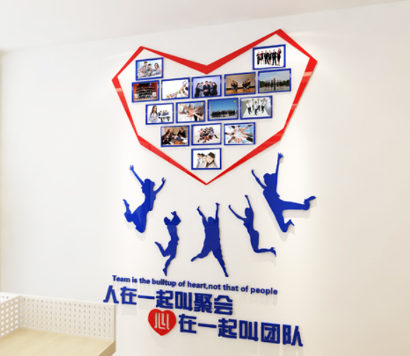 3d亞克力水晶立體墻貼企業文化墻