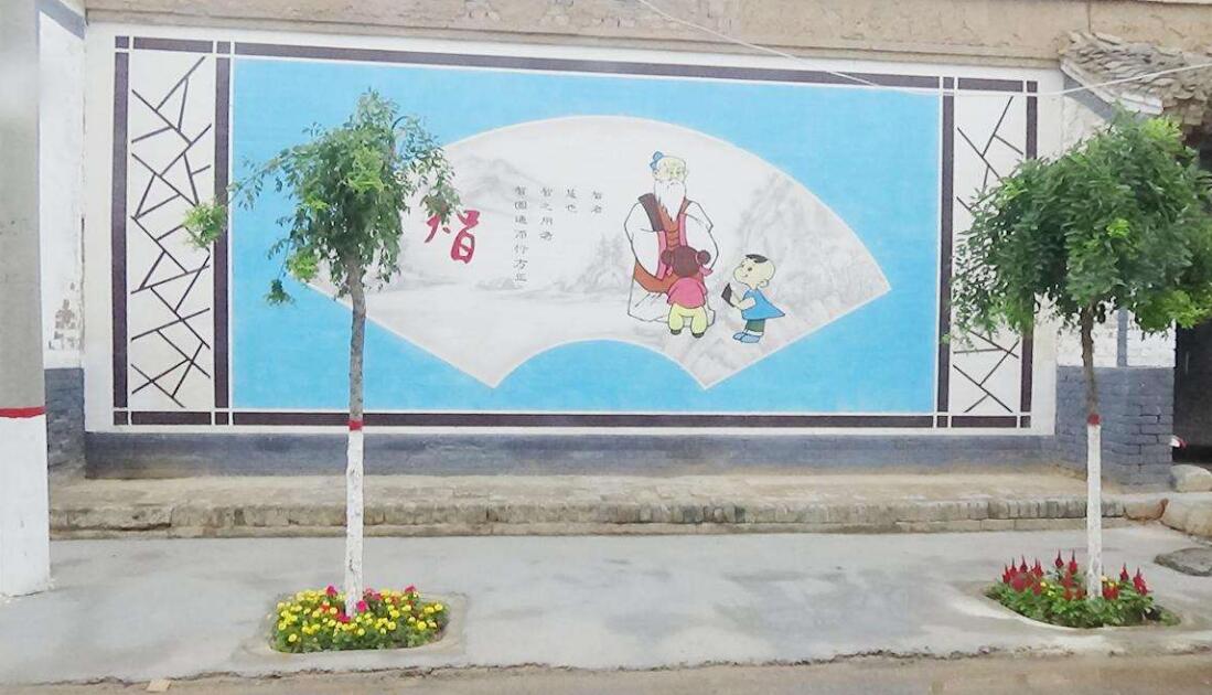 農(nóng)村街道文化墻制作效果圖
