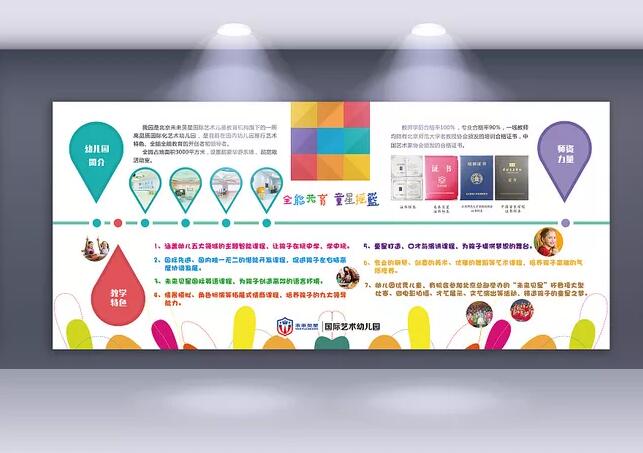 特色幼兒園文化墻制作效果圖