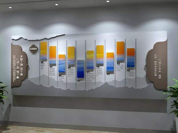 立體企業文化墻制作效果圖