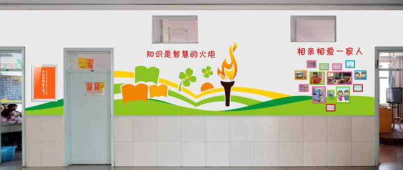 校園文化墻學(xué)校樓道文化設(shè)計(jì)模板