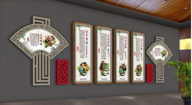 木質(zhì)中醫(yī)古典十大名醫(yī)醫(yī)館藥店文設計圖