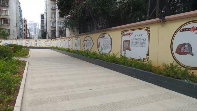 校園文化墻彩繪制作效果圖