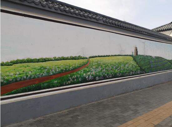 簡約創意農村文化墻制作效果圖