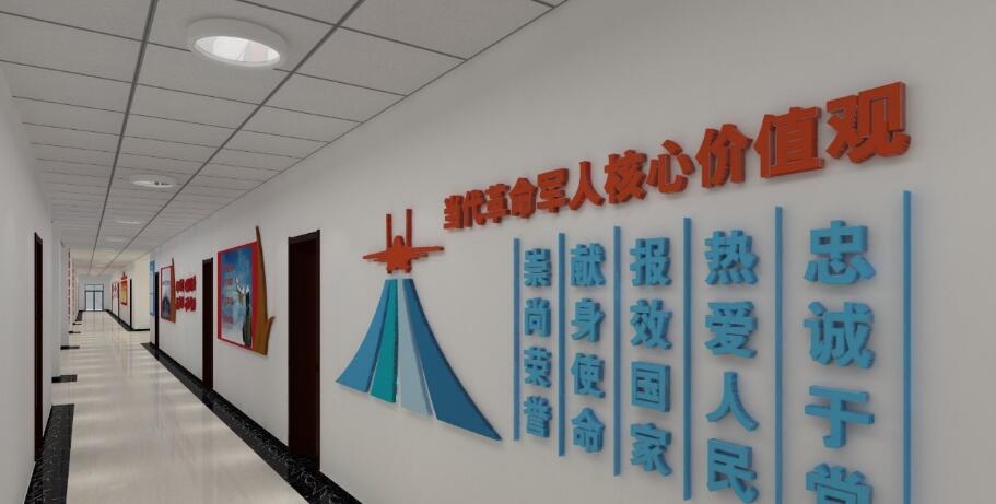 簡約樓道文化墻制作效果圖