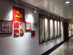 特色黨建樓道文化墻制作效果圖