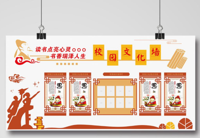 立體校園文化墻校史墻風采展示uv雕刻展板