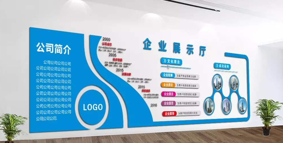 3d微立體企業文化墻公司科技展示展板