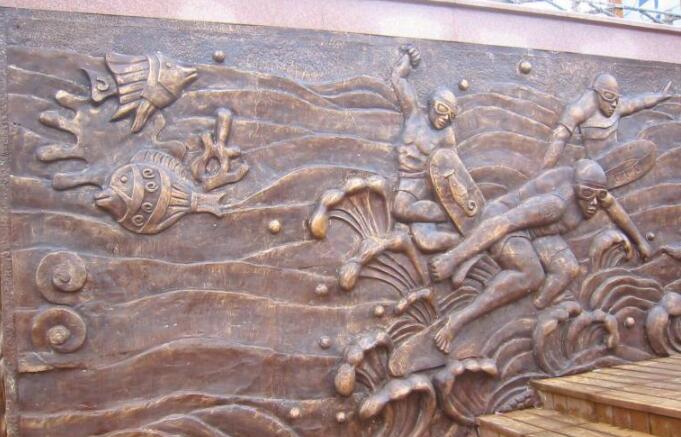 校園文化浮雕墻制作效果圖