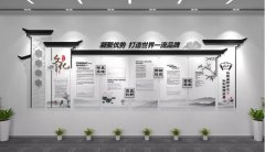 創意企業簡介文化墻制作效果圖