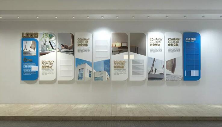 創意企業簡介文化墻制作效果圖