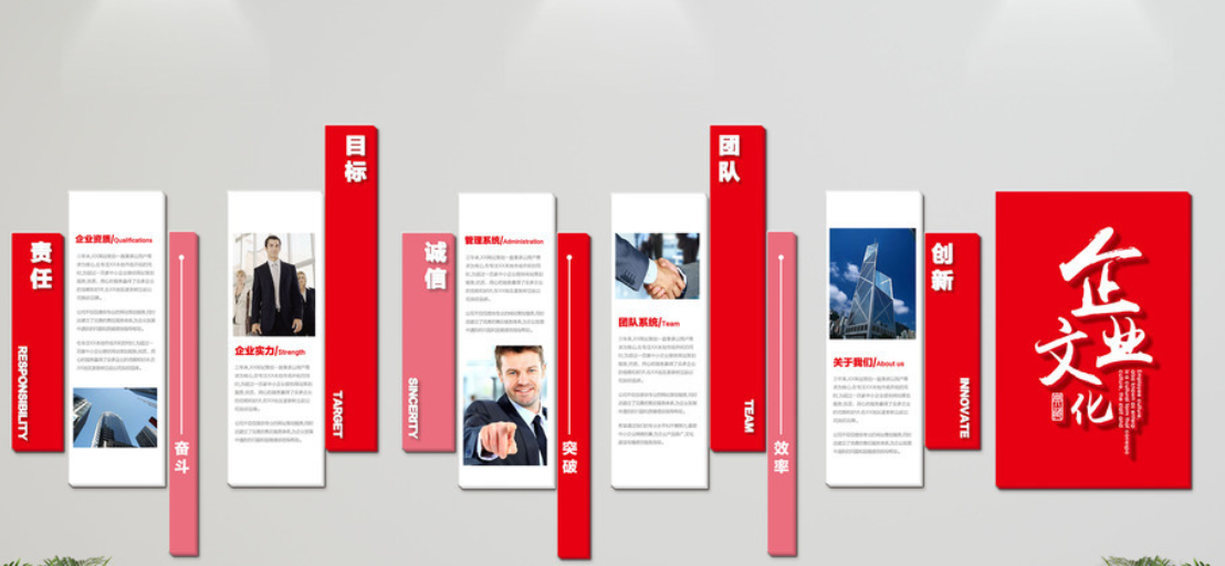 微立體企業(yè)文化墻活動(dòng)室照片墻展示