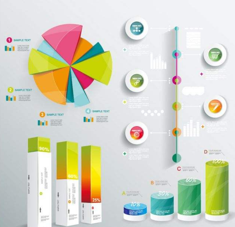 企業文化墻方塊背景設計