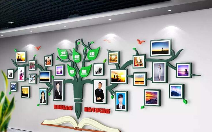 通用現(xiàn)代企業(yè)文化墻制作效果圖