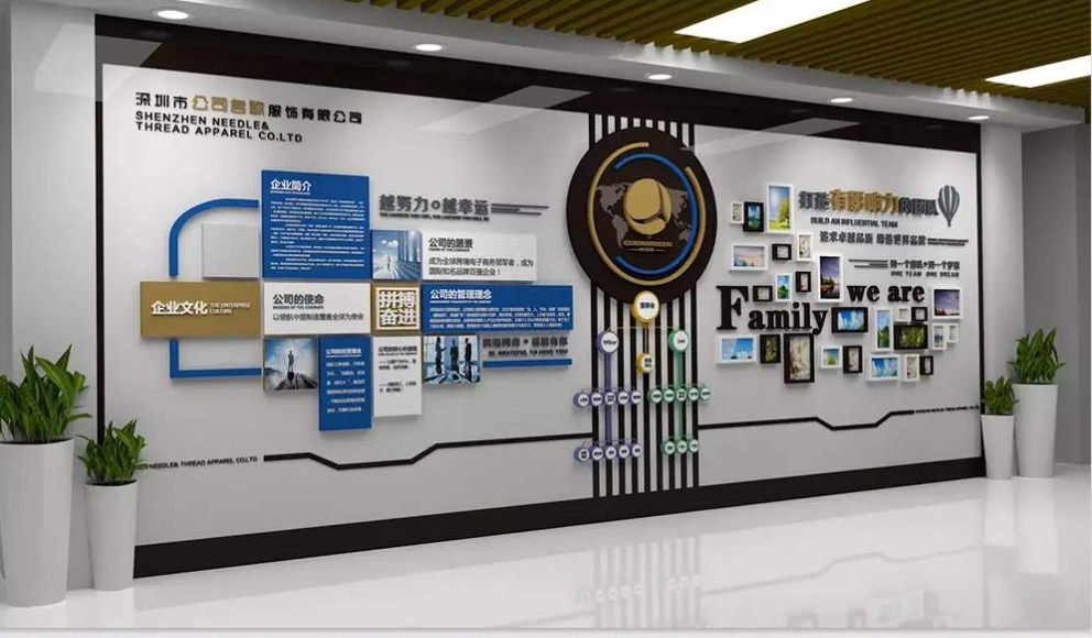 企業樓梯間團隊照片墻形象墻公司員工風采設計圖片