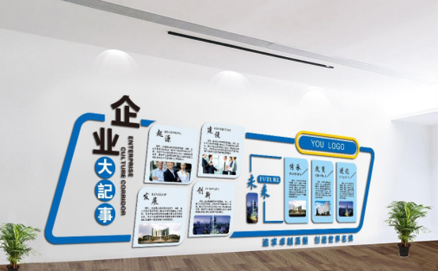 企業大記事文化墻展板公司形象墻創意設計圖