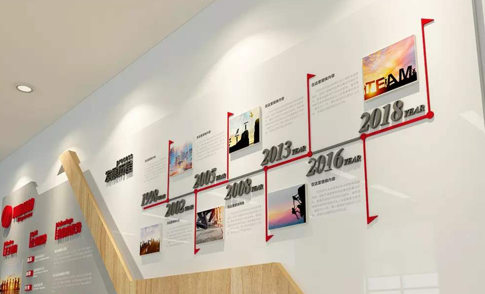 立體企業文化墻形象墻設計