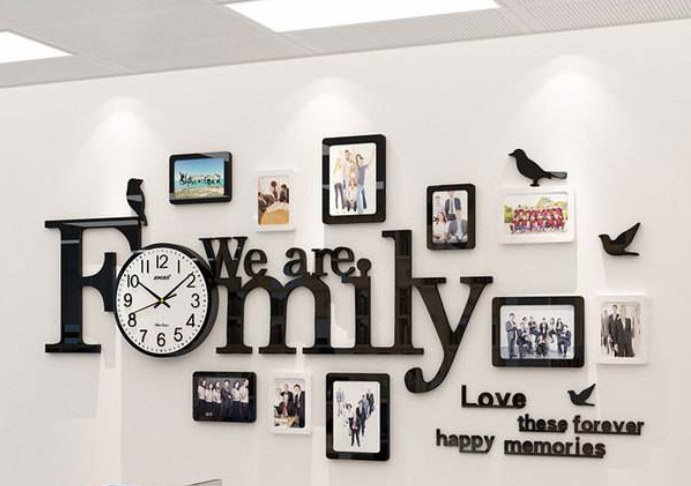 立體墻貼紙公司企業(yè)文化照片墻