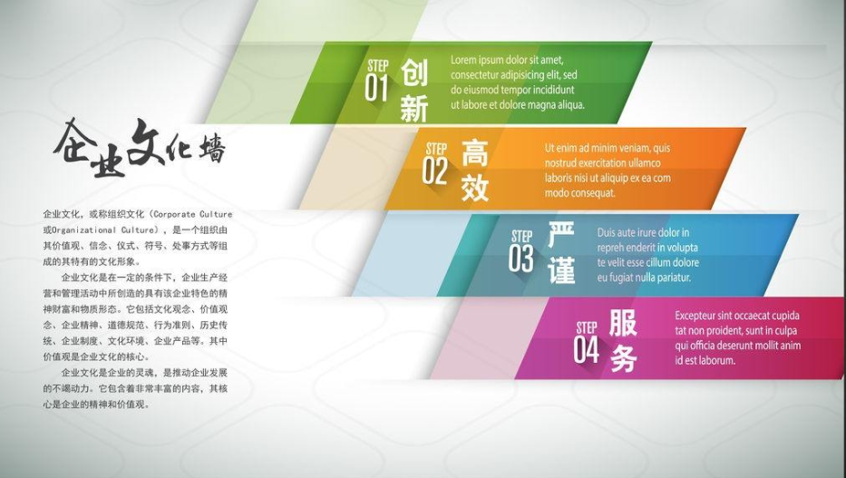 企業文化墻科技背景墻展廳文化榮譽墻