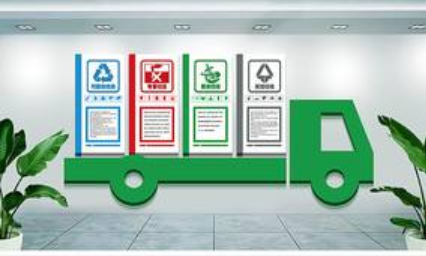 時尚清新綠色鼓舞士氣企業文化展板