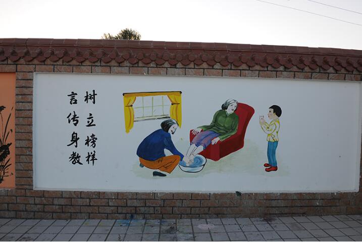 農(nóng)村傳統(tǒng)文化墻制作效果圖