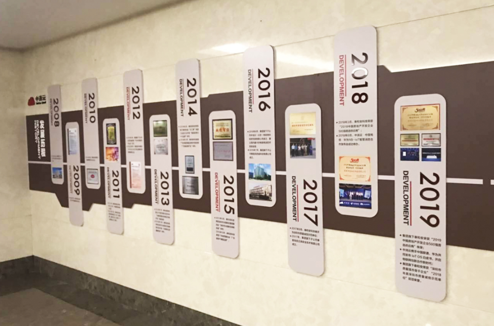 安全應急服務建設企業公司文化墻2