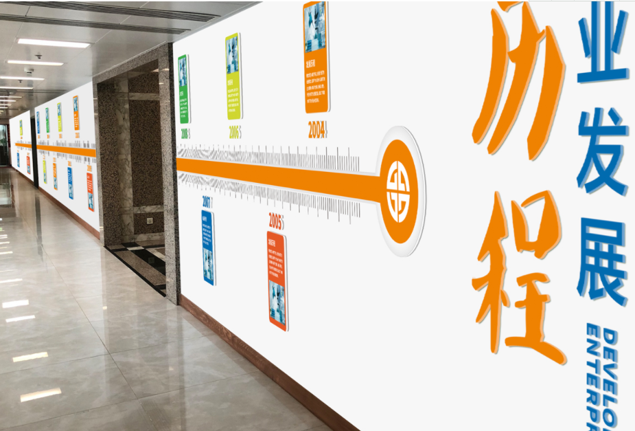 醫藥科技服務有限公司文化墻設計6