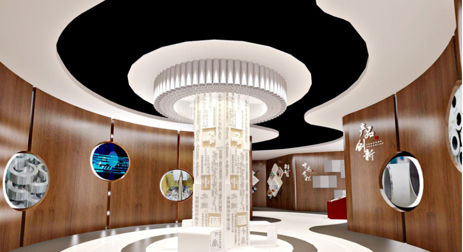 集團展廳文化墻設(shè)計2