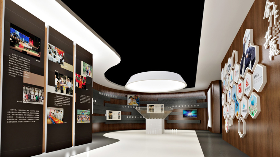 集團展廳文化墻設(shè)計4