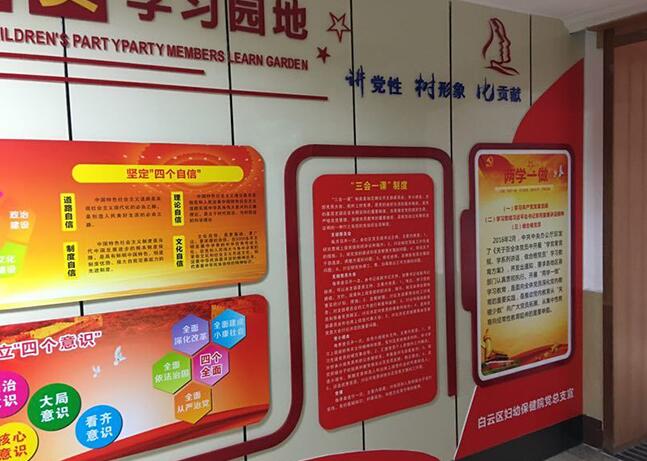 婦幼院黨員文化墻制作