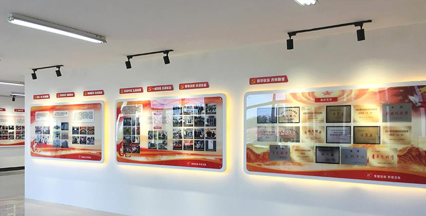 衛生和計劃生育管理局長廊文化墻設計4