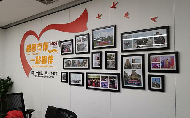 家具公司文化墻制作