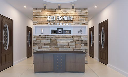 公司企業前臺logo墻設計6